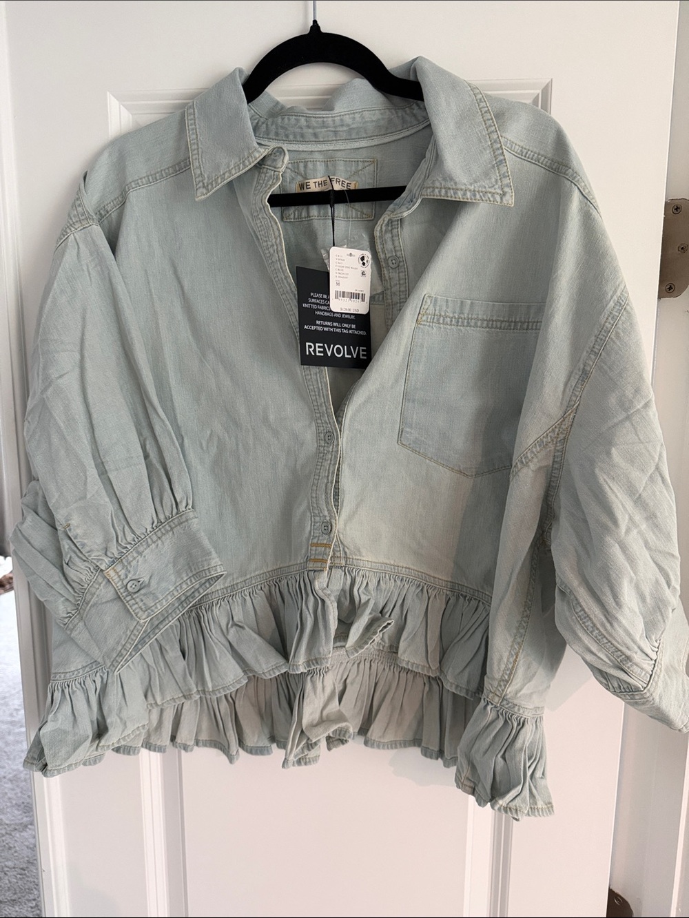 NWT Free People Denim Overshirt